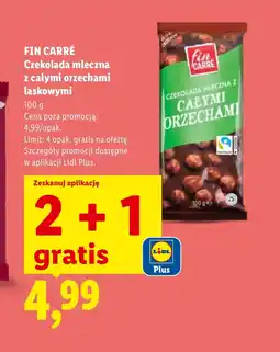 Lidl Czekolada Fin Carre oferta