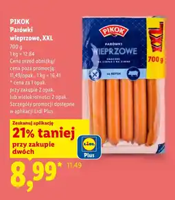 Lidl Parówki Pikok oferta