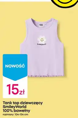 Pepco Tank top dziewczęcy SmileyWorld 100% bawełny oferta