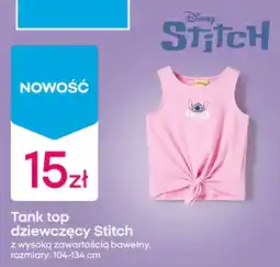 Pepco Tank top dziewczęcy Stitch oferta