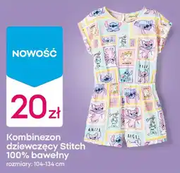 Pepco Kombinezon dziewczęcy Stitch 100% bawełny oferta