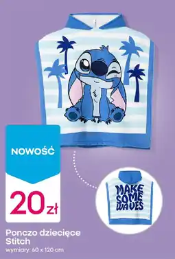 Pepco Ponczo dziecięce Stitch oferta