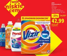 Lidl Proszek do prania Vizir XL oferta