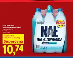 Lidl Woda mineralna niegazowana Nałęczowianka 6-pak oferta