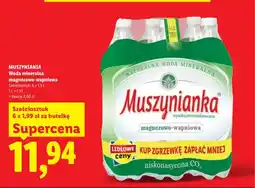 Lidl Woda mineralna magnezowo-wapniowa Muszynianka 6-pak oferta