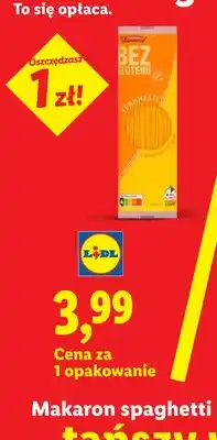 Lidl Makaron spaghetti bez glutenu Combino oferta