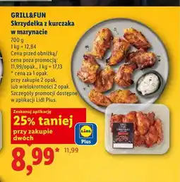 Lidl Skrzydełka z kurczaka w marynacie oferta