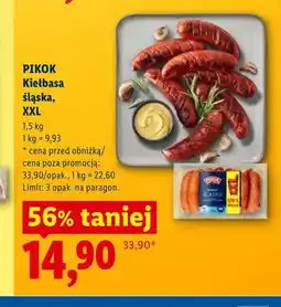 Lidl Kiełbasa śląska XXL PIKOK oferta