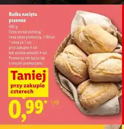 Lidl Bułka nacięta pszenna oferta