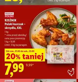 Lidl Polski kurczak skrzydła XXL Rzeźnik oferta