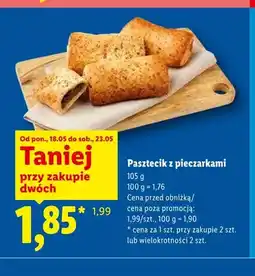 Lidl Pasztecik z pieczarkami oferta