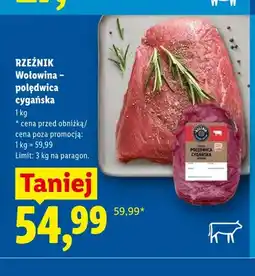 Lidl Wołowina polędwica cygańska Rzeźnik oferta