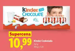Lidl Czekolada Kinder oferta