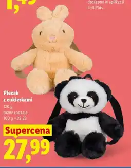 Lidl Plecak z cukierkami oferta