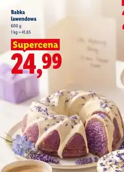Lidl Babka lawendowa oferta