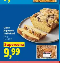 Lidl Ciasto jogurtowe ze śliwkami oferta