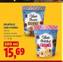 Lidl Lody w kubku GELATELLI karmel oferta