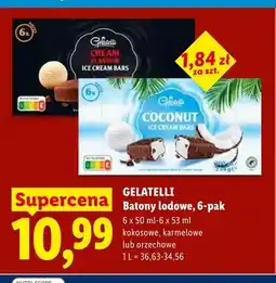 Lidl Batony lodowe karmelowe Gelatelli 6-pak oferta