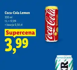 Lidl Napój gazowany Coca-Cola Lemon oferta