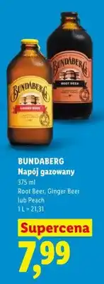 Lidl Napój gazowany Bundaberg Root Beer oferta