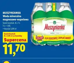 Lidl Woda mineralna magnezowo-wapniowa Muszynianka 6-pak oferta