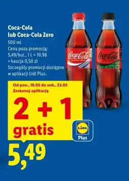 Lidl Napój gazowany Coca-Cola oferta