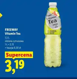 Lidl Napój FREEWAY Vitamin Tea zielona cytrusowa oferta