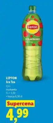 Lidl Ice Tea Lipton truskawka oferta