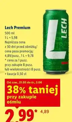 Lidl Piwo Lech Premium oferta