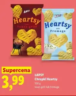Lidl Chrupki Łapsy Heartsy texas grill oferta