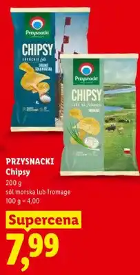 Lidl Chipsy Przysnacki sól morska oferta