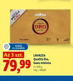 Lidl Kawa mielona LAVAZZA Qualità Oro 3-pak oferta