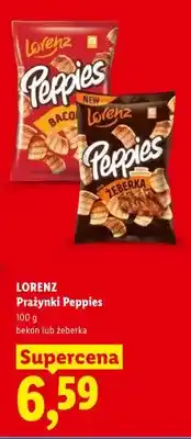 Lidl Prażynki Peppies Lorenz bekon oferta