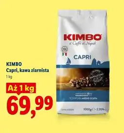 Lidl Kawa ziarnista KIMBO Capri oferta
