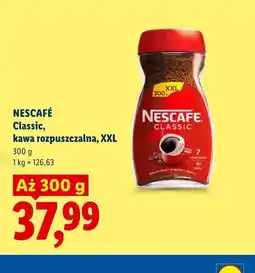 Lidl Kawa rozpuszczalna NESCAFÉ Classic XXL oferta