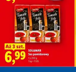 Lidl Sos pomidorowy SOL&MAR 3-pak oferta