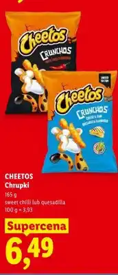 Lidl Chrupki Cheetos sweet chilli oferta