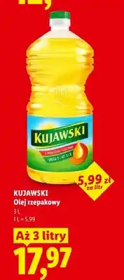 Lidl Olej rzepakowy KUJAWSKI oferta