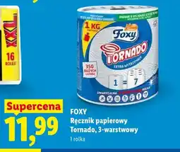 Lidl Ręcznik papierowy Foxy Tornado 3-warstwowy oferta