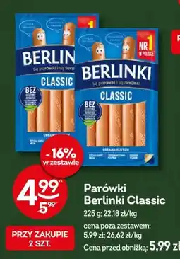 Żabka Parówki Berlinki Classic oferta