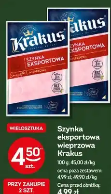 Żabka Szynka eksportowa wieprzowa Krakus oferta