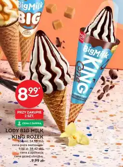 Żabka Lody Big Milk King rożek oferta