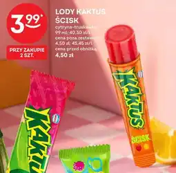 Żabka Lody Kaktus Ścisk cytryna-truskawka oferta
