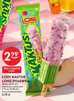 Żabka Lody Kaktus Long Polewka Sour oferta