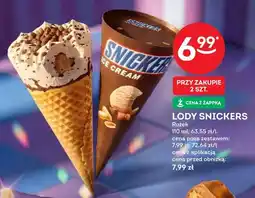 Żabka Lody Snickers Rożek oferta