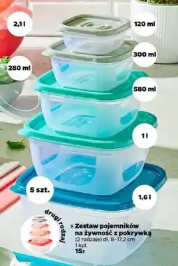 Netto Zestaw pojemników na żywność z pokrywką dł. 8-17,2cm oferta