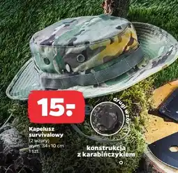 Netto Kapelusz survivalowy wym. 34x10cm oferta