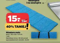 Netto Składana mata wym. 183x60x1,8cm oferta