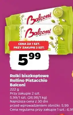 Netto Rolki biszkoptowe Rollino Pistacchio Balconi oferta