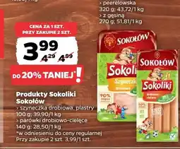 Netto Szyneczka drobiowa Sokoliki Sokołów plastry oferta